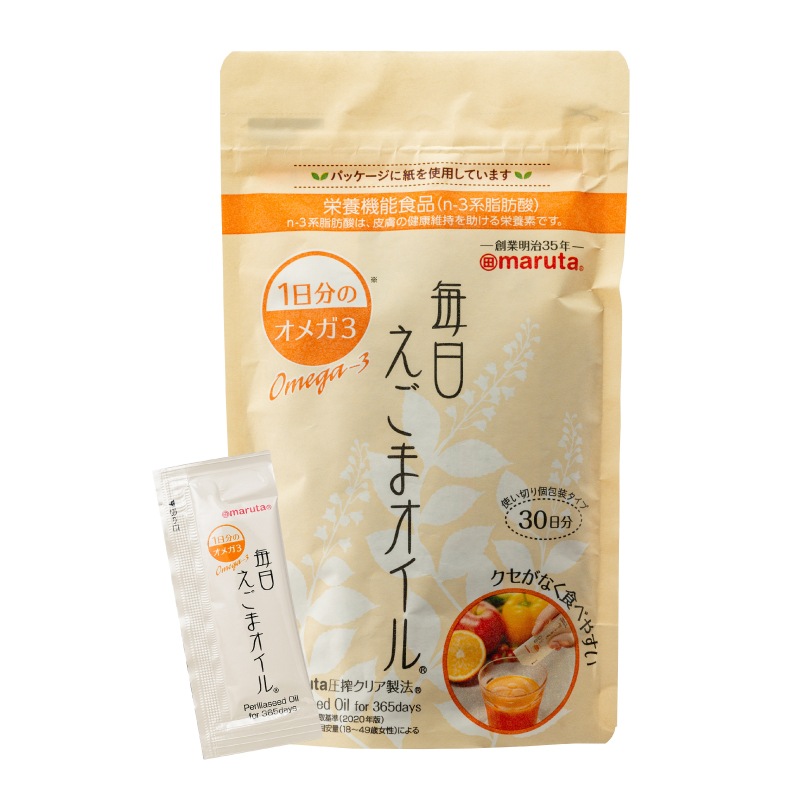 毎日えごまオイル90g（3g×30袋）