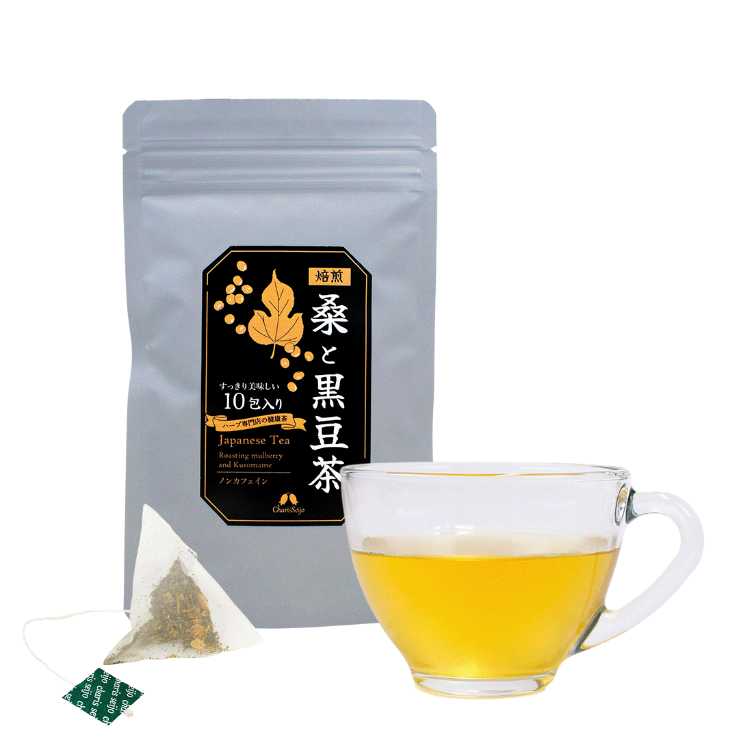 【メール便送料無料・5個セット】焙煎桑と黒豆茶