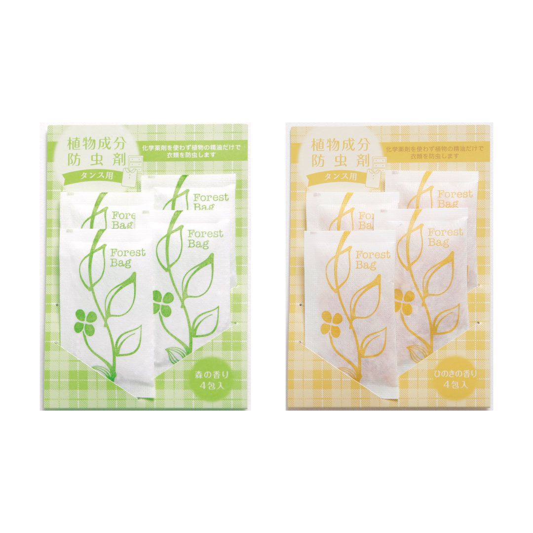 植物成分防虫剤 タンス用 4包入 森/ひのき [森の生活]