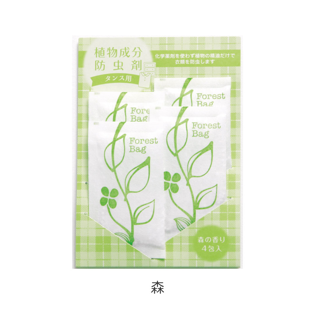 植物成分防虫剤 タンス用 4包入 森/ひのき [森の生活]