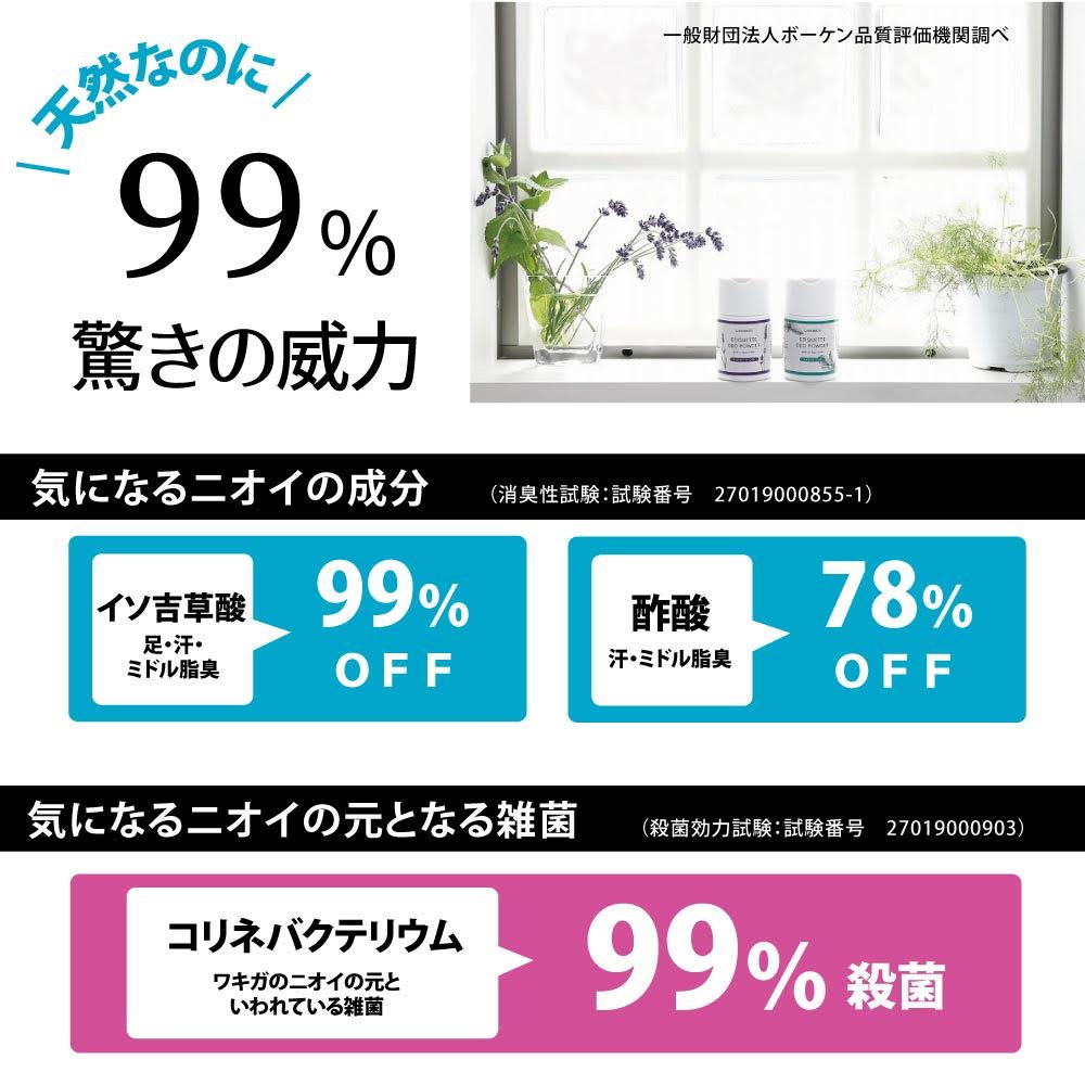 エチケット Deoパウダー ティトゥリーラベンダー 12g [グリーンノート]