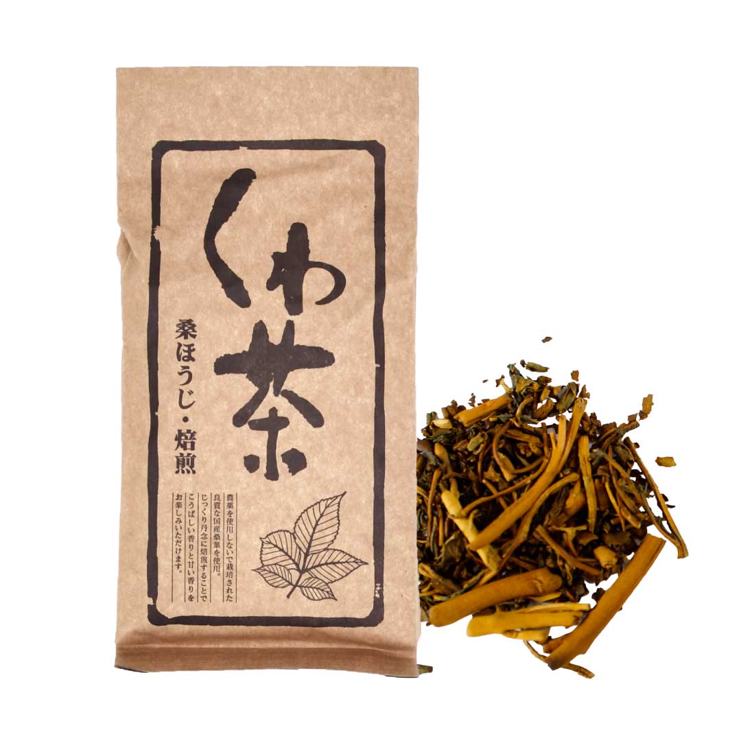 桑ほうじ・焙煎 くわ茶 ホール(茶葉)タイプ 100g