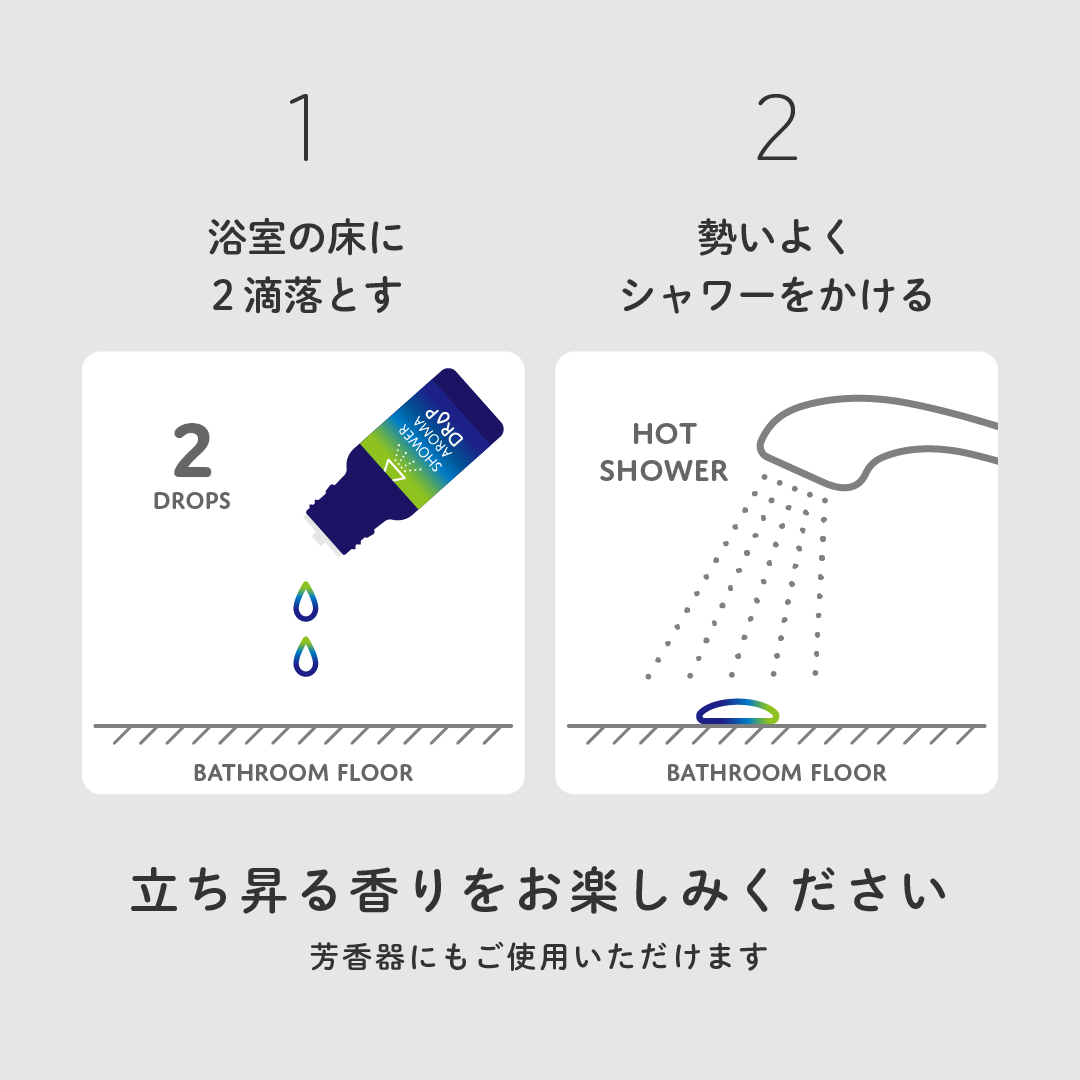ブレンドオイル シャワーアロマドロップ　10mL