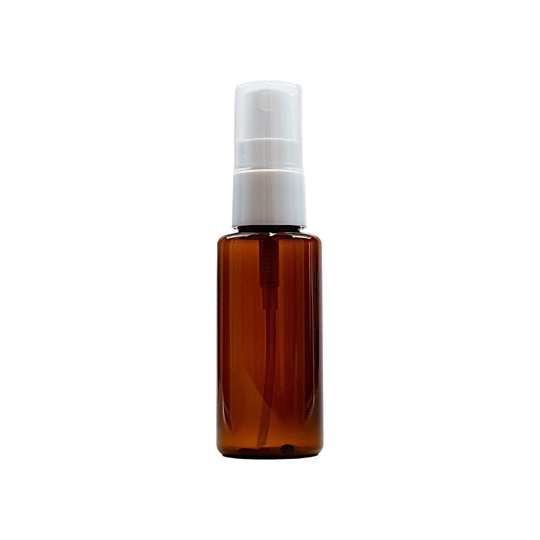 50ml ブラウンボトル 白スプレー付き