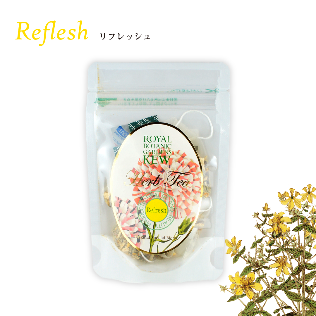 KEWガーデン ハーブティー ティーバッグ6包入り リフレッシュ | カリス