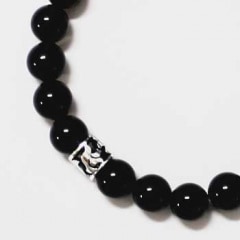 ｵﾆｷｽと925SVのﾊﾟﾜｰｽﾄｰﾝﾌﾞﾚｽﾚｯﾄ手作りｷｯﾄ　魔よけ､集中力UP 11B