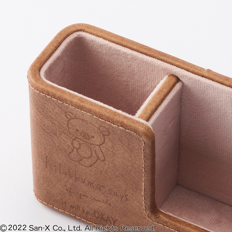 リラックマ メガネスタンド　ローソン　 ブラウン　小物置き　置物 リラックマ メガネスタンド ローソン ブラウン 小物置き 置物