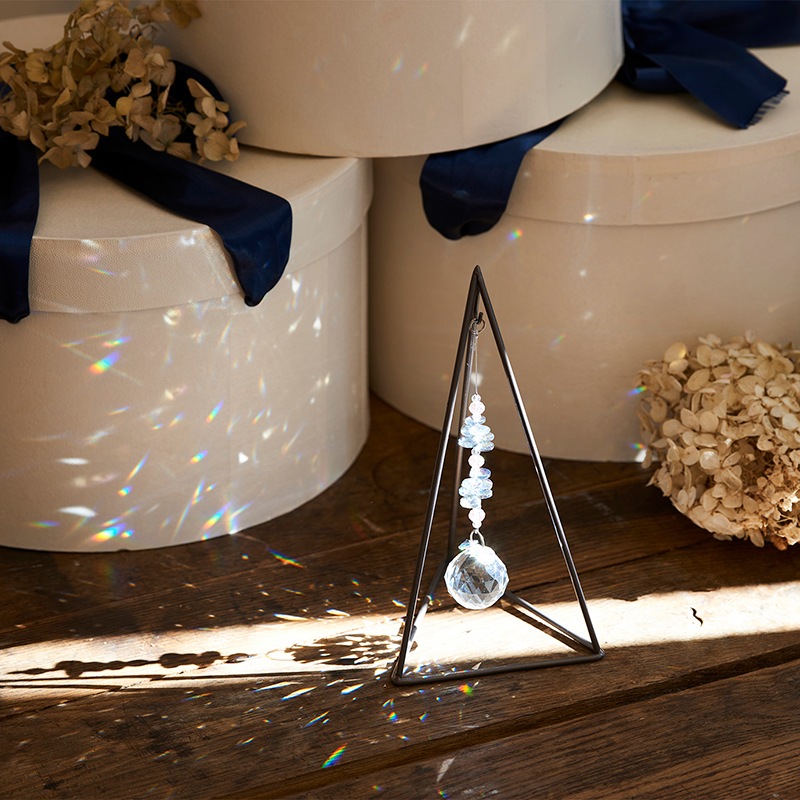 サンキャッチャー トライアングル（スタンド付） | インテリア雑貨