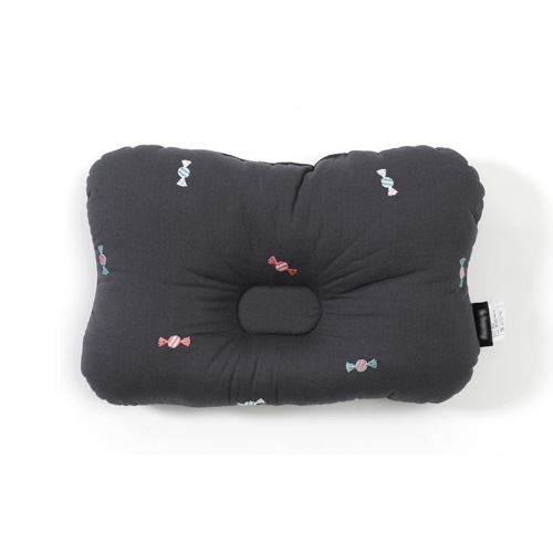 Baby Pillow /Premium_Embroied Candy-Gray