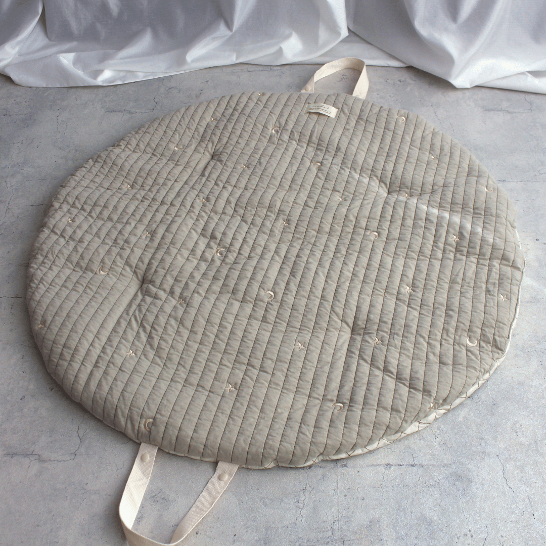 mela-B Roundmat Essential Mashgrey Star&Moon