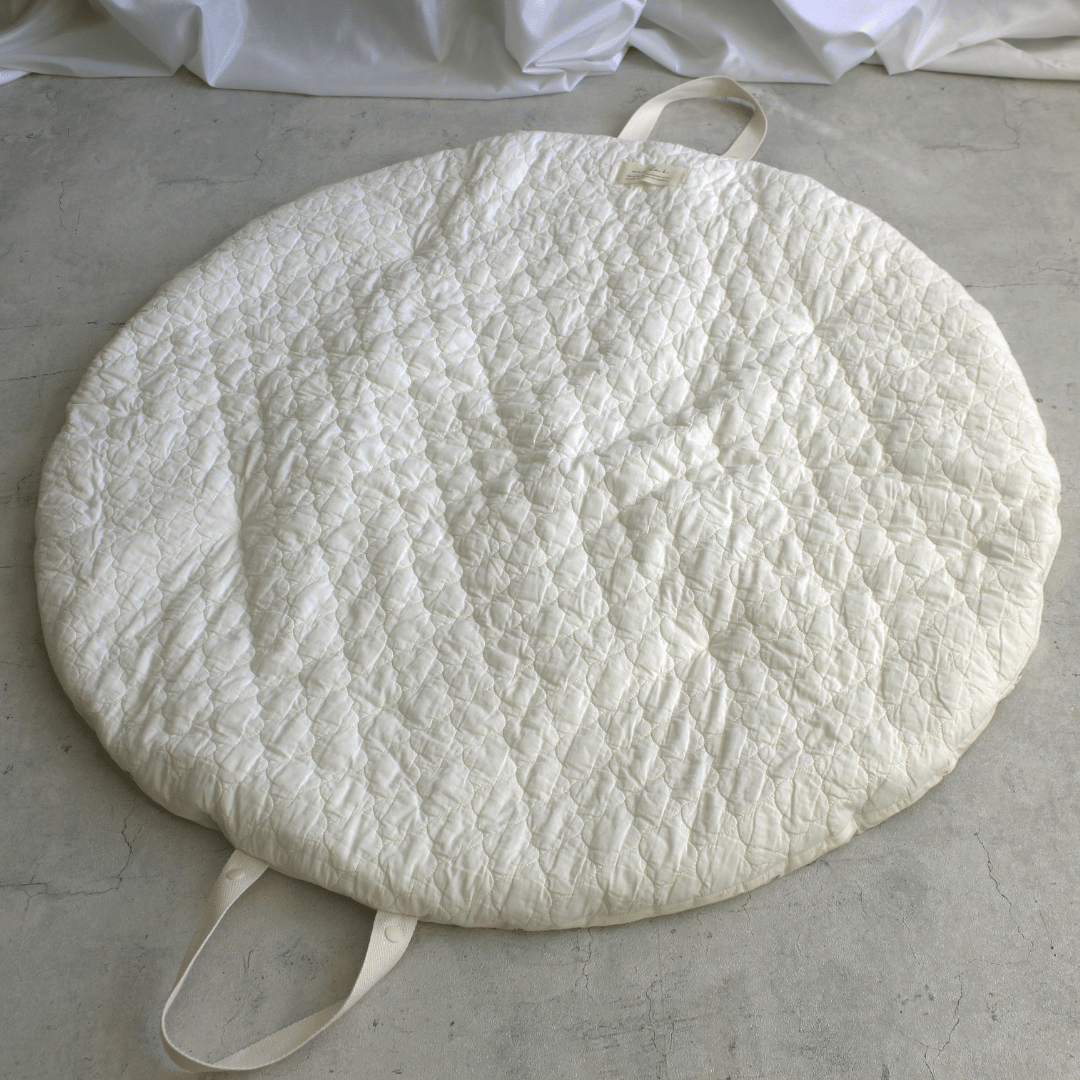 mela-B Roundmat Essential Ivory Moroccan