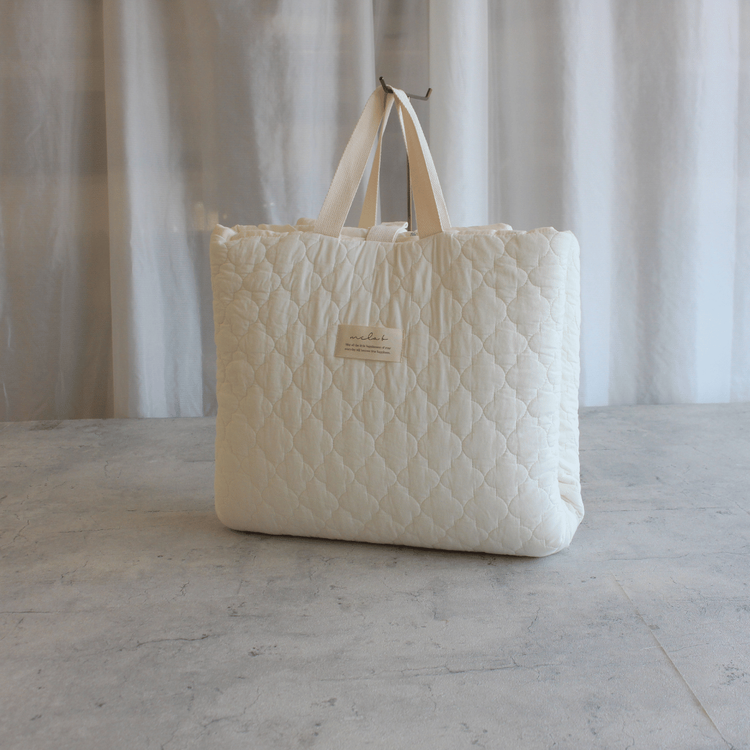 mela-B Roundmat Essential Ivory Moroccan