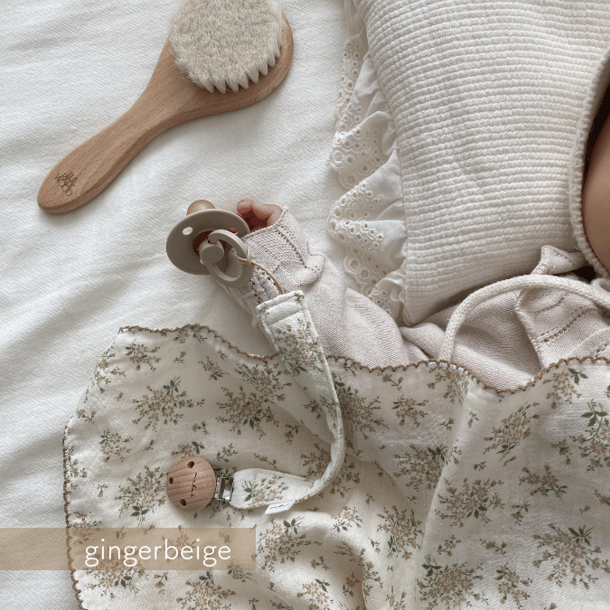 【出産祝い ギフト3点セット】Gaze Gift : Swaddle/Handkerchief/drawstring bag(M)