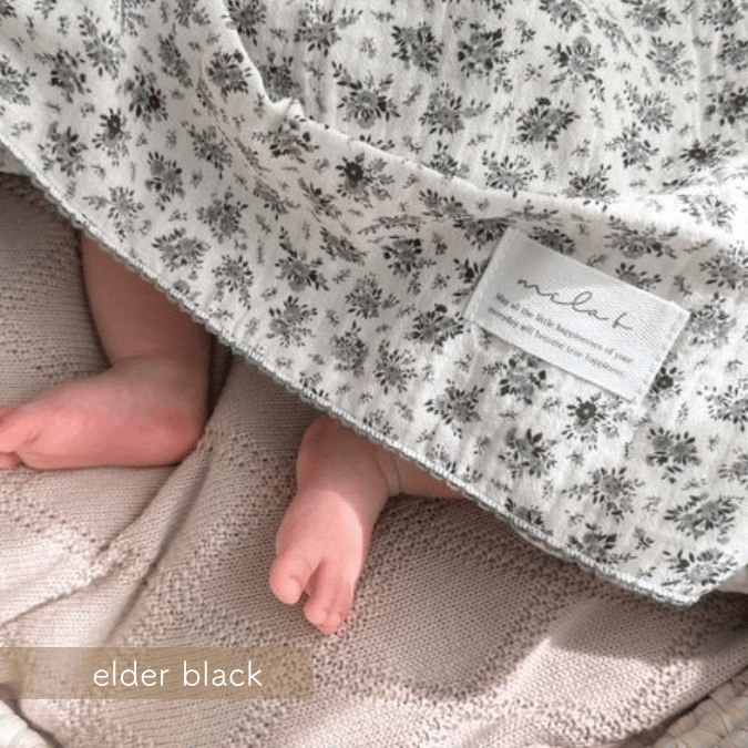 【出産祝い ギフト3点セット】Gaze Gift : Swaddle/Handkerchief/drawstring bag(M)