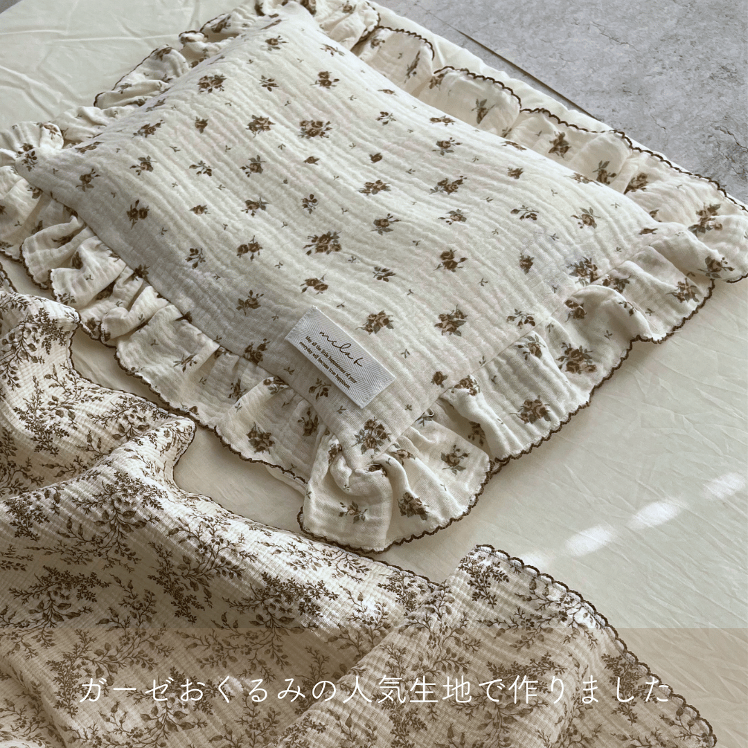baby pillow cover コットンガーゼ ベビー枕カバー