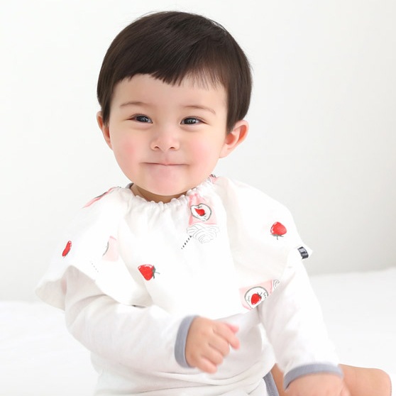 Rolling Bib / Strawberry Frappuccino