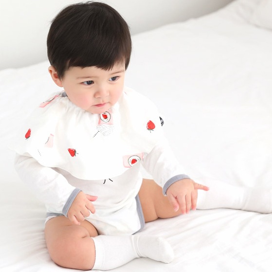 Rolling Bib / Strawberry Frappuccino