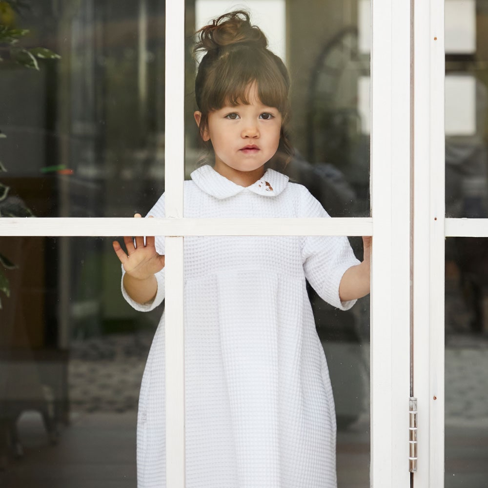 Premium Waffle COLLAR ONE PIECE＜80 / 90 / 100＞