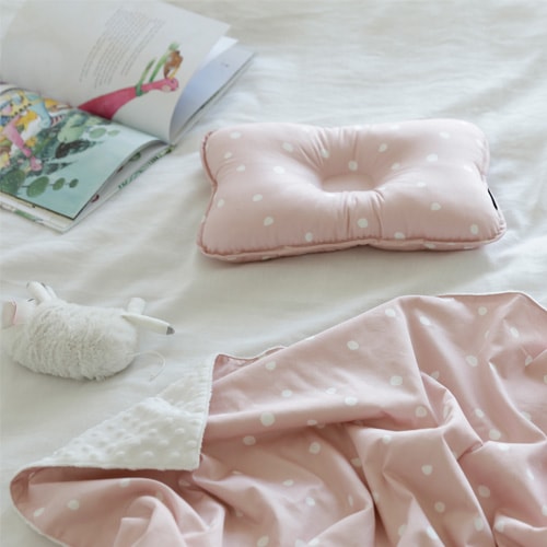 Premium Large Blanket / Mari Dot - Pink