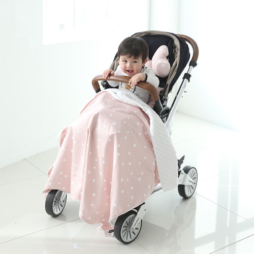 Premium Large Blanket / Mari Dot - Pink