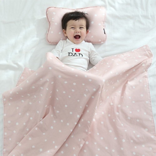 Premium Large Blanket / Mari Dot - Pink