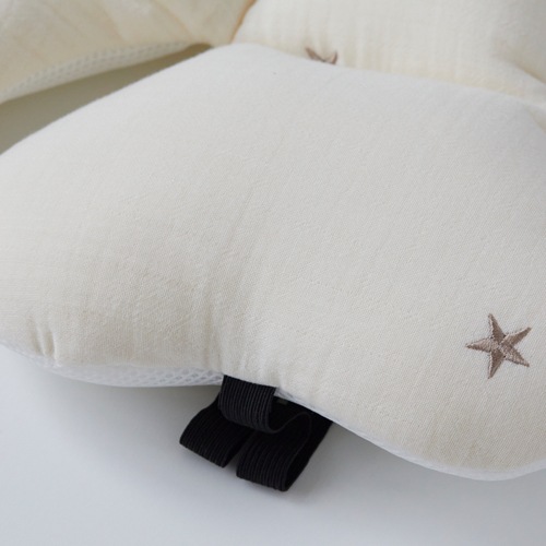 Premium Line /  6layer Gauze Embroide Starmoon -Ivory