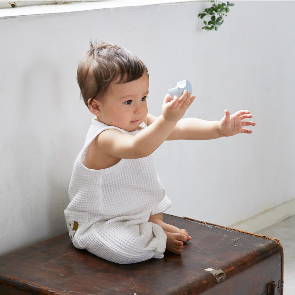 Premium Waffle Henley neck Overall<80 / 90 / 100>