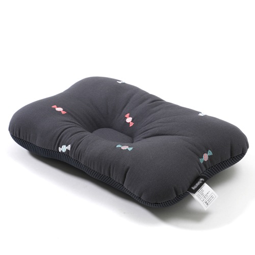 Baby Pillow /Premium_Embroied Candy-Gray