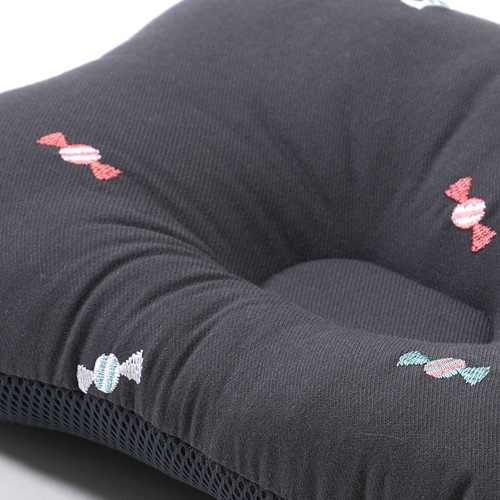 Baby Pillow /Premium_Embroied Candy-Gray