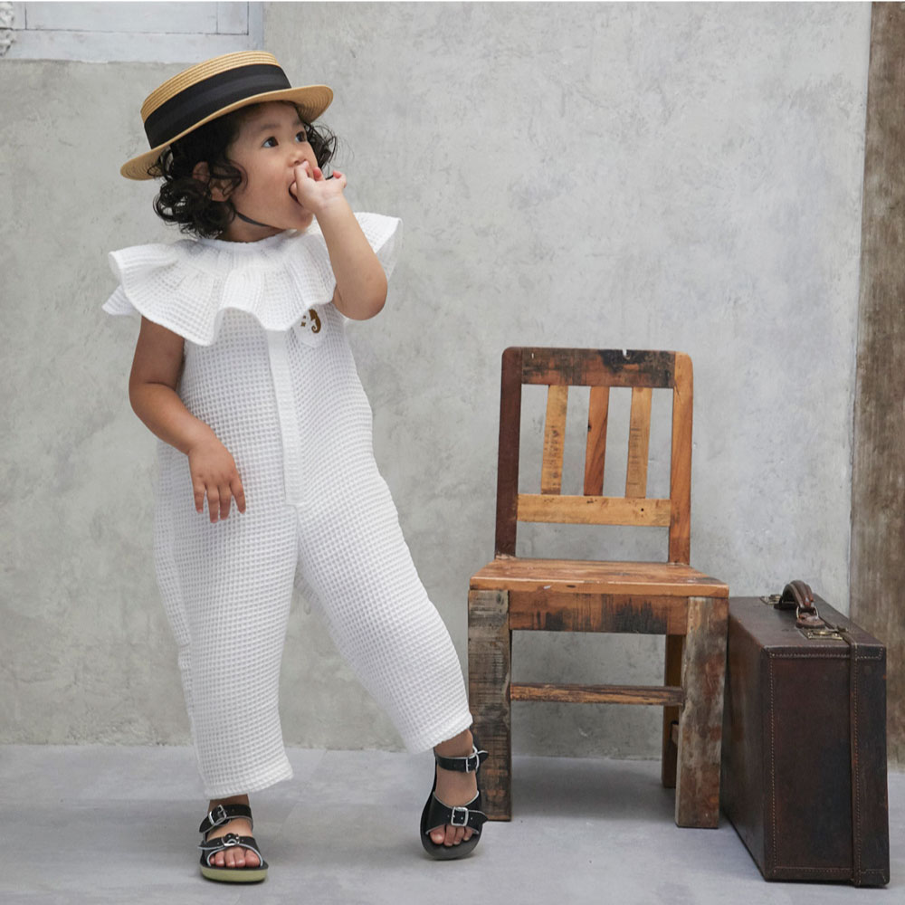 Premium Waffle Ruffled collar<freesize>