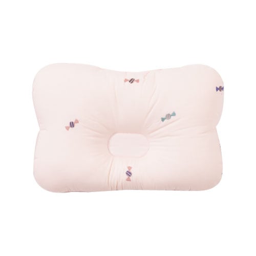 Baby Pillow /Premium_Embroied Candy-Pink