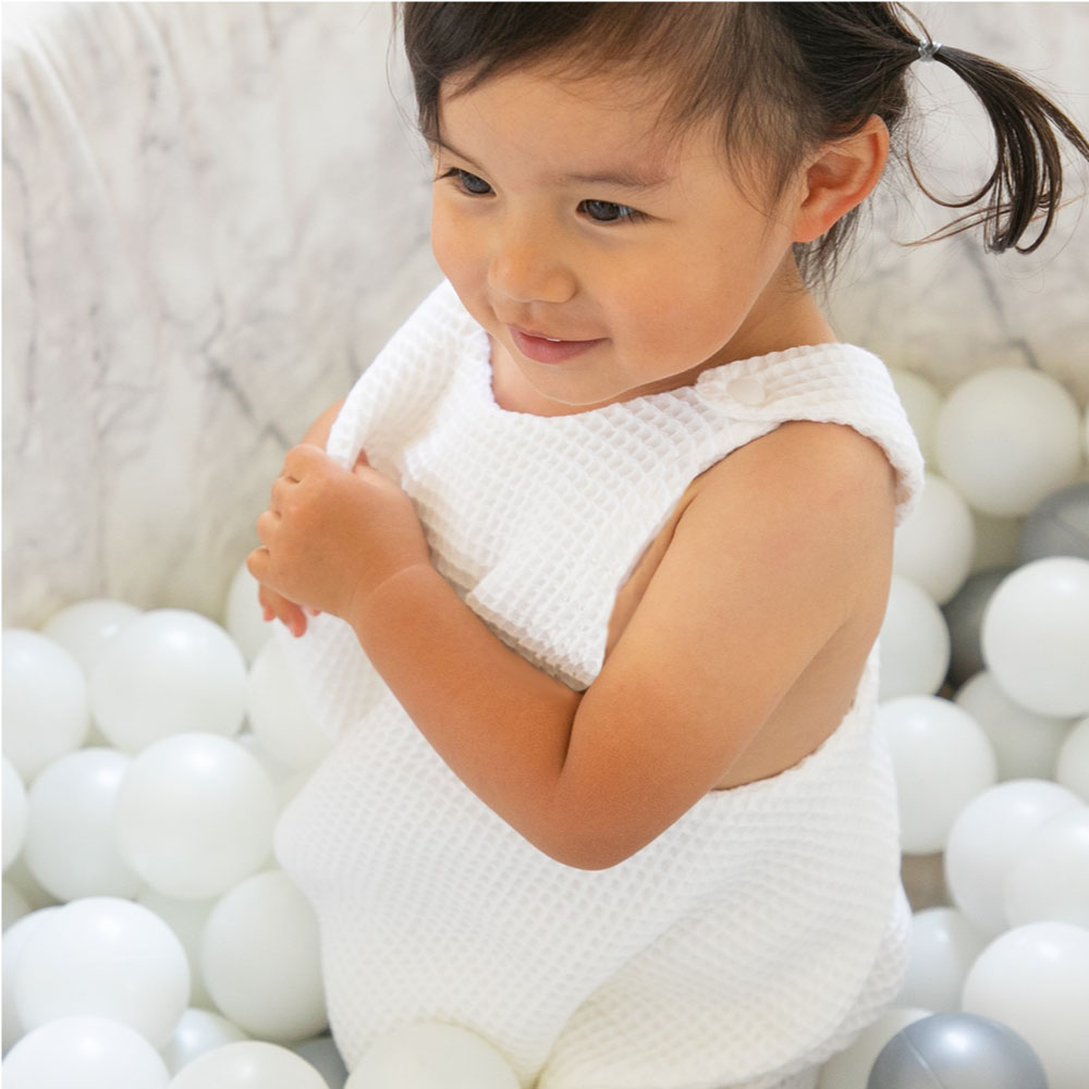 Premium Waffle Backcross Tops＜80-90 / 90-100＞