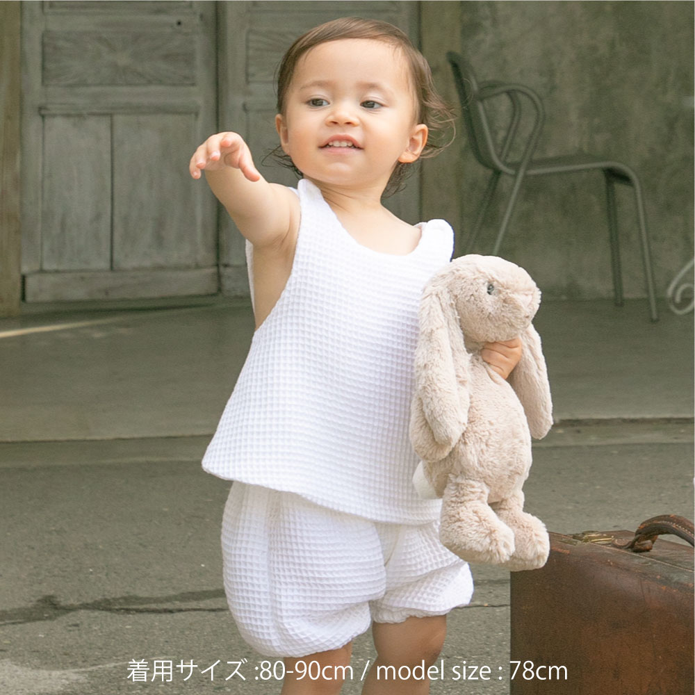 Premium Waffle Backcross Tops＜80-90 / 90-100＞