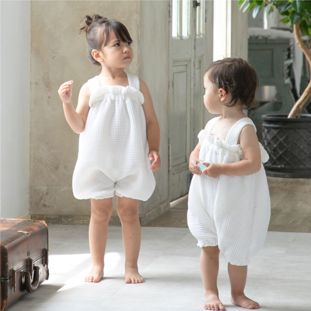 Premium Waffle Egg salopette＜80-90 / 90-100＞