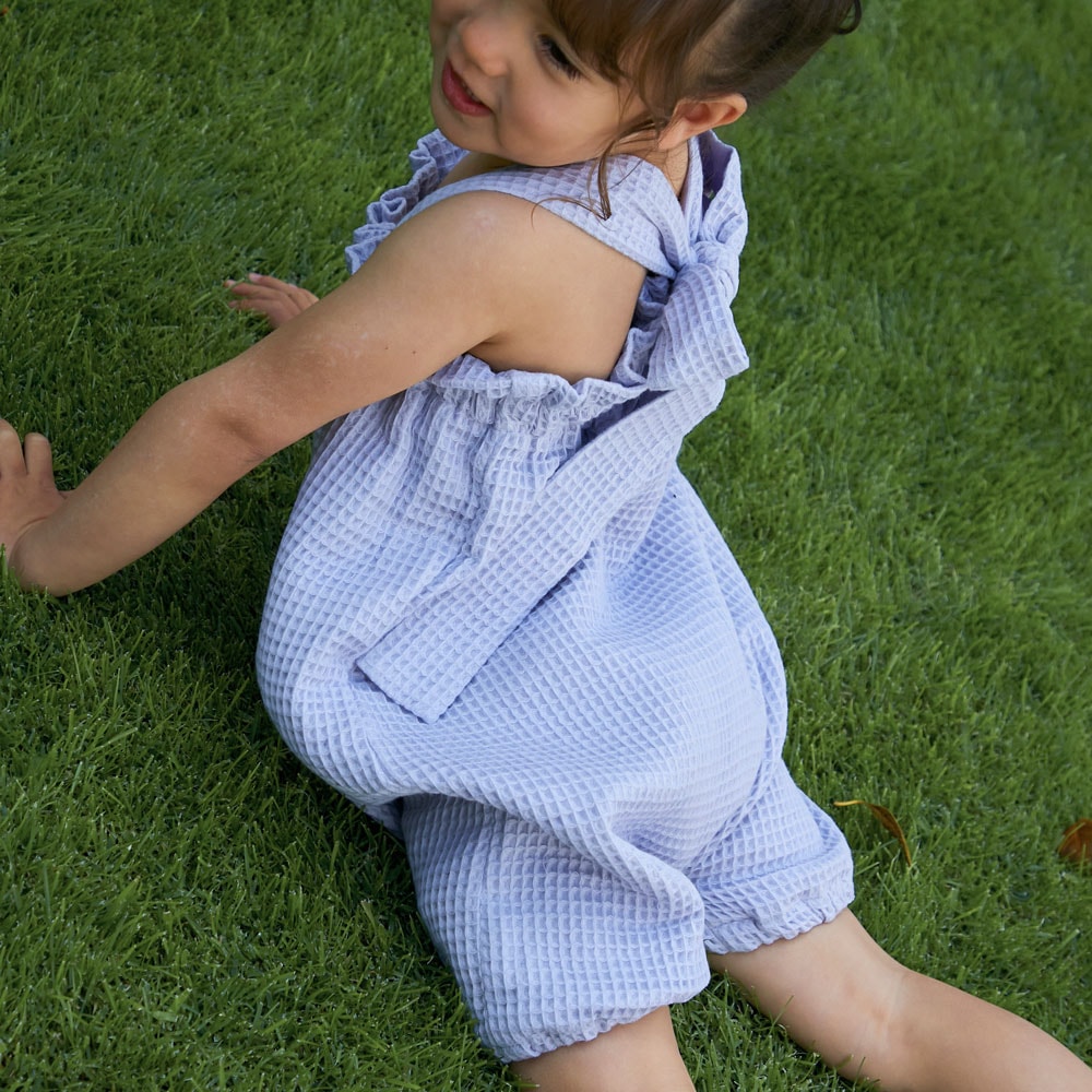 Premium Waffle Egg salopette＜80-90 / 90-100＞