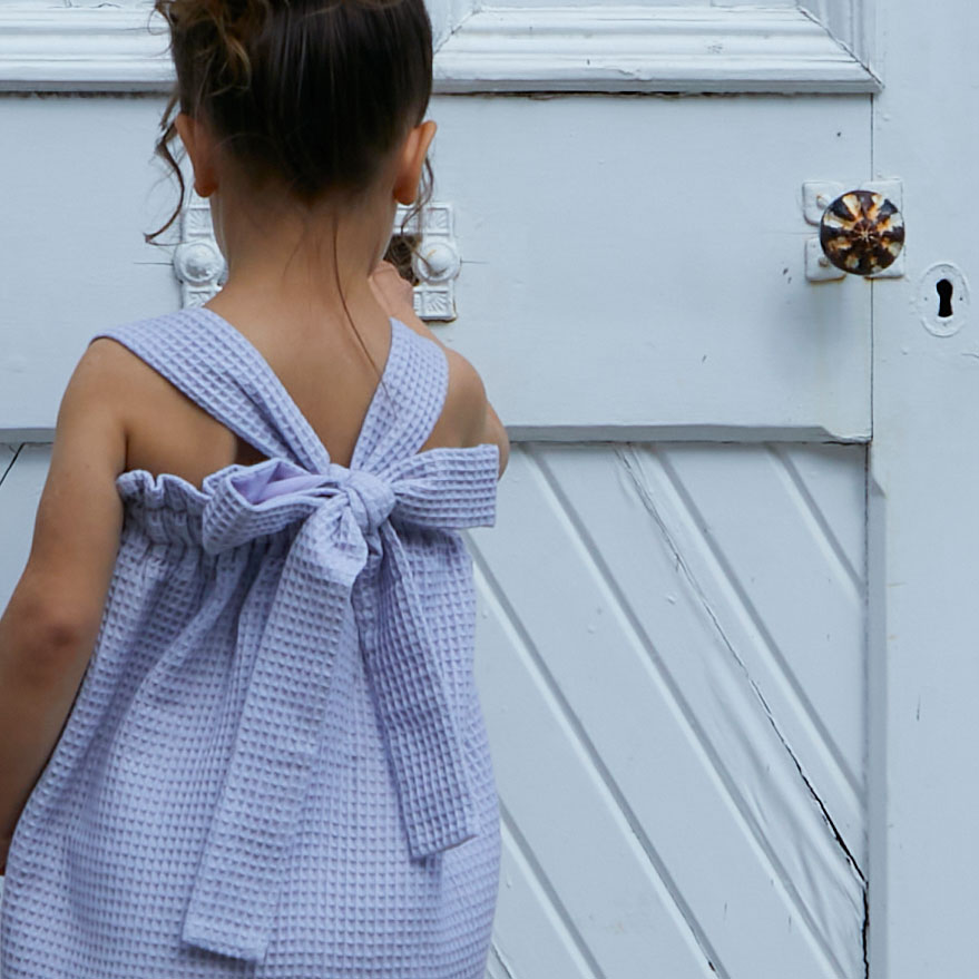 Premium Waffle Egg salopette＜80-90 / 90-100＞