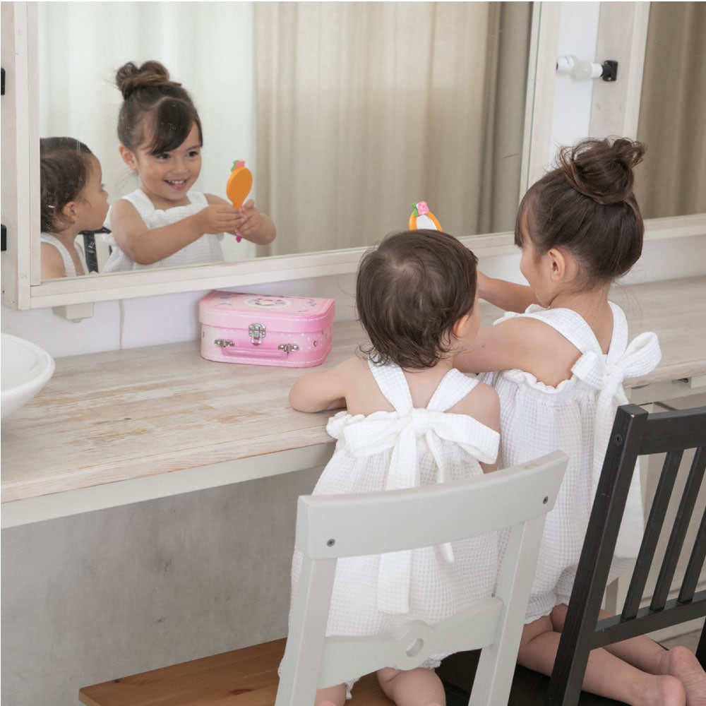 Premium Waffle Egg salopette＜80-90 / 90-100＞