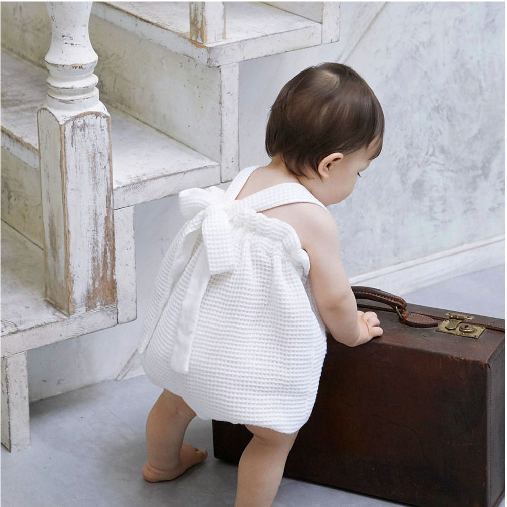 Premium Waffle Egg salopette＜80-90 / 90-100＞