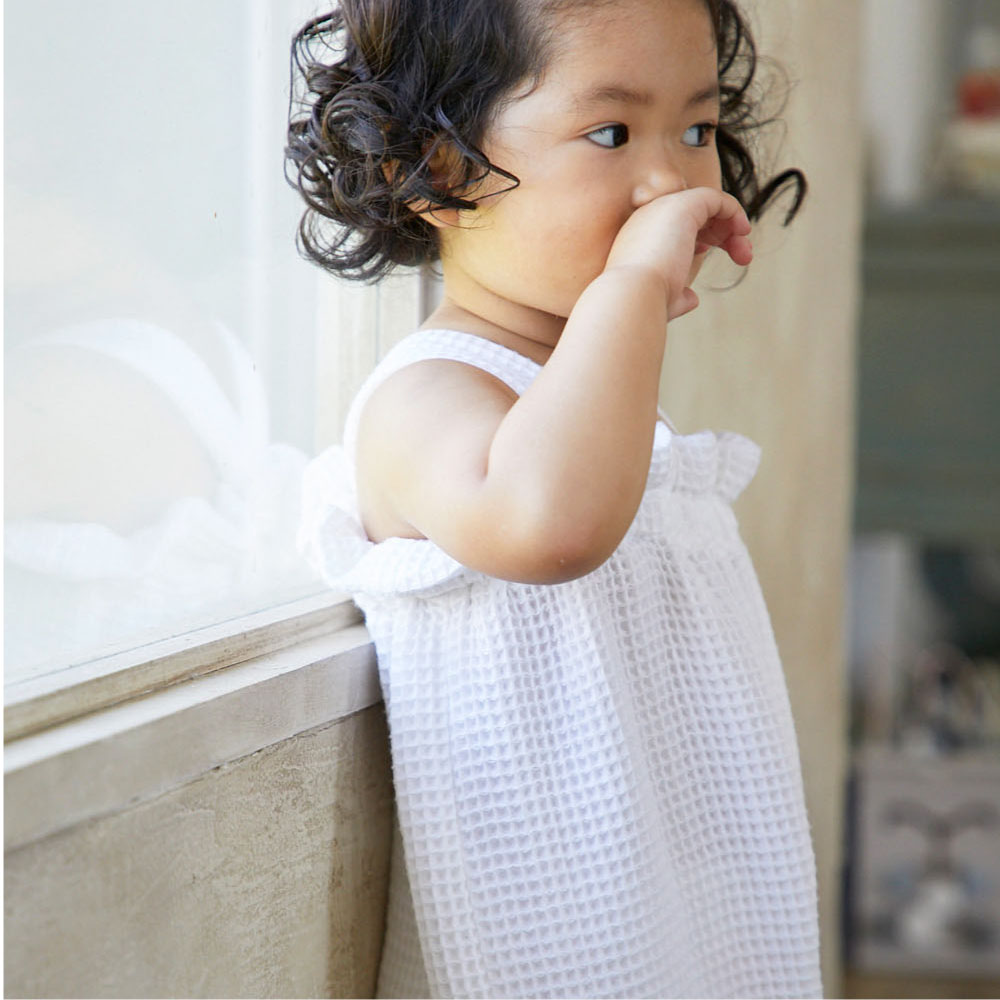 Premium Waffle Egg salopette＜80-90 / 90-100＞