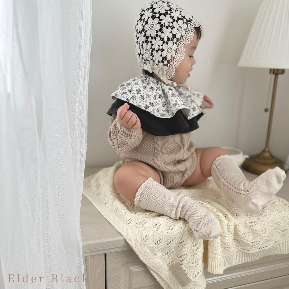 [Gift Set] Cotton Knit Romper & Blanket & Gaze RollingBib set