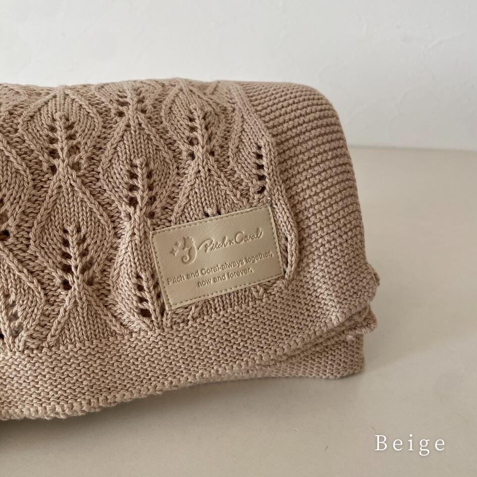 [Gift Set] Cotton Knit Romper & Blanket & Gaze RollingBib set