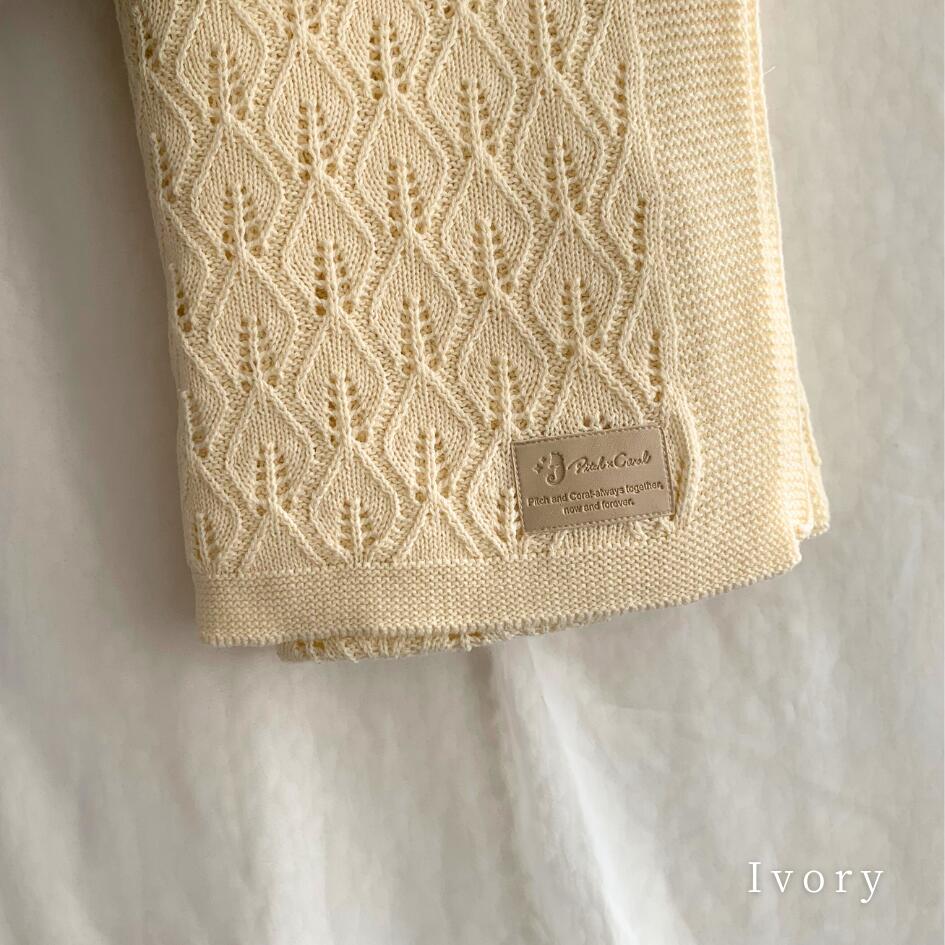 [Gift Set] Cotton Knit Romper & Blanket & Gaze RollingBib set