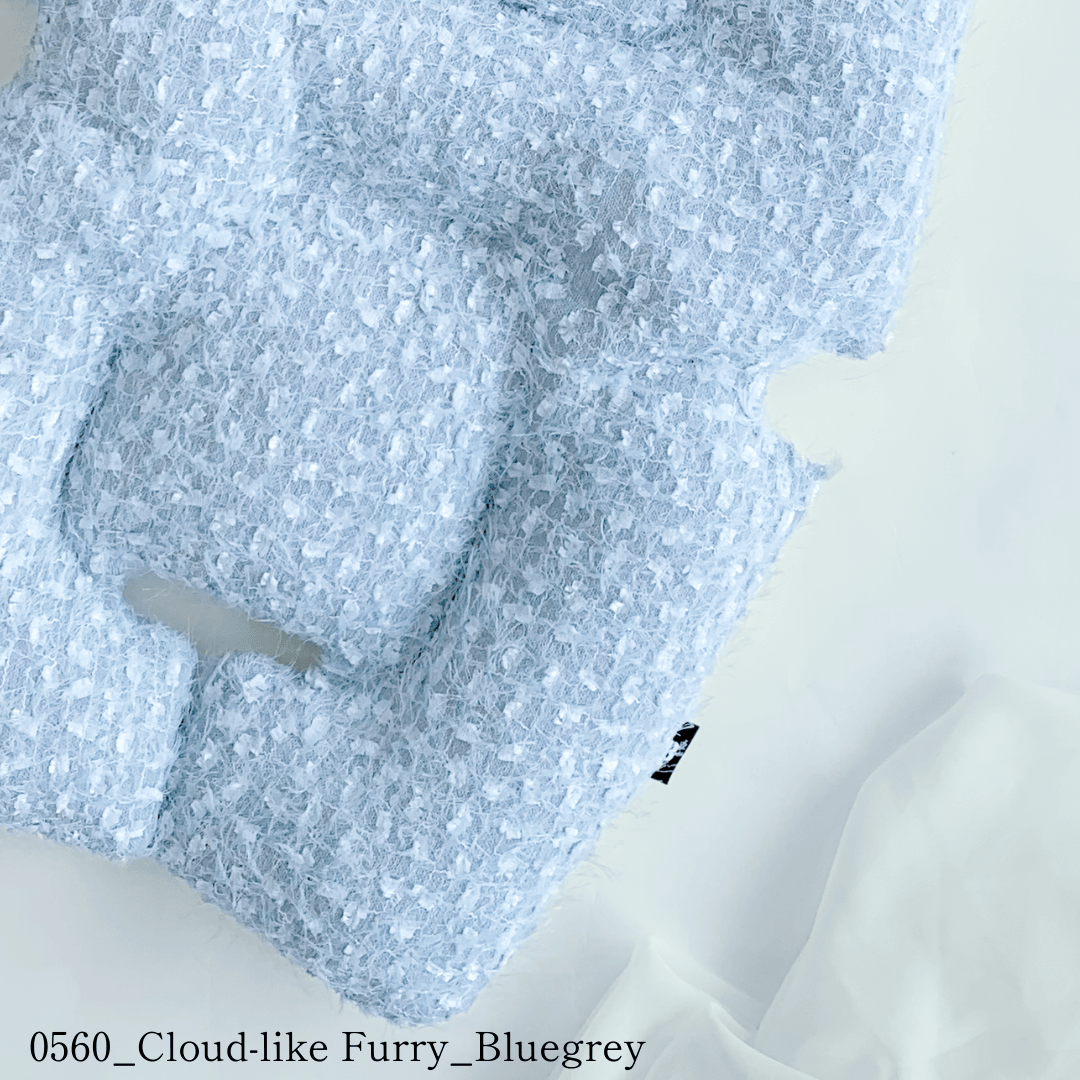Premium Line /  Cloud-like Furry_Bluegrey