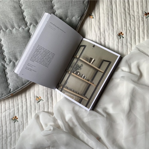 Round rugmat Embroide Olive