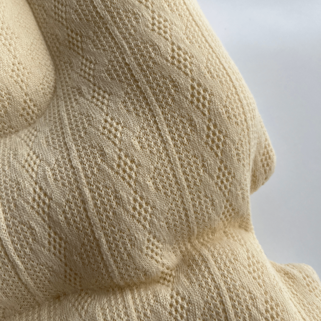 Premium Liner Cable Knit-Milky Cream