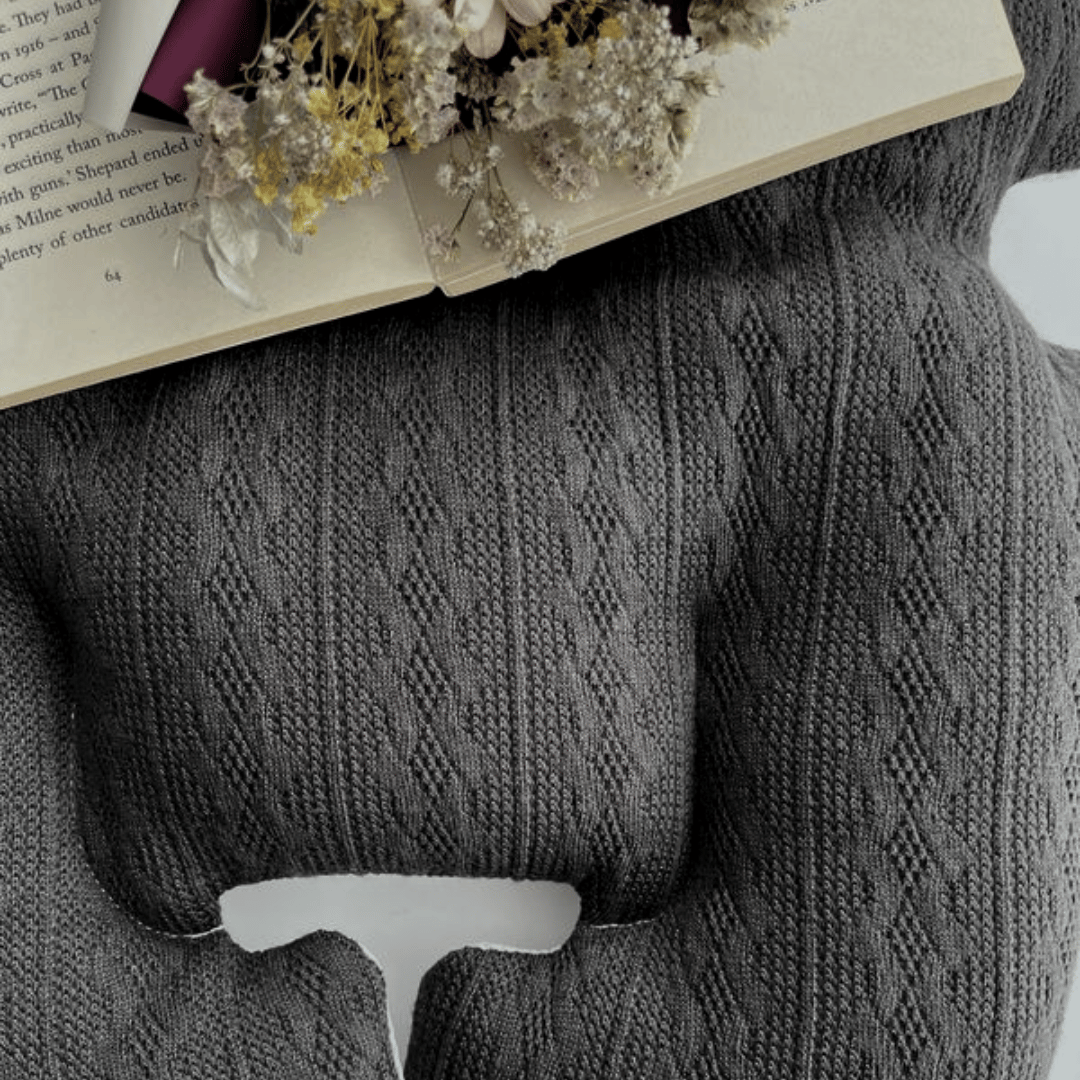 【12月上旬出荷予定】Premium Liner Cable Knit-Moss Grey