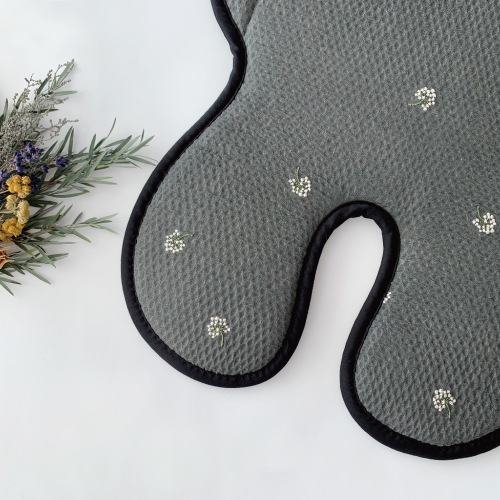 Premium Air_Embroide Flower-Kasumi Black