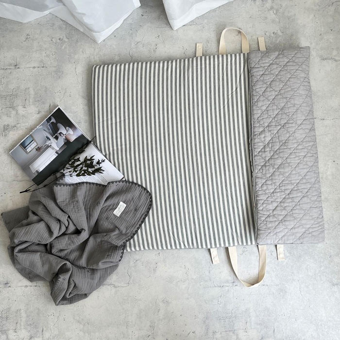 Napmat Square Ice grey