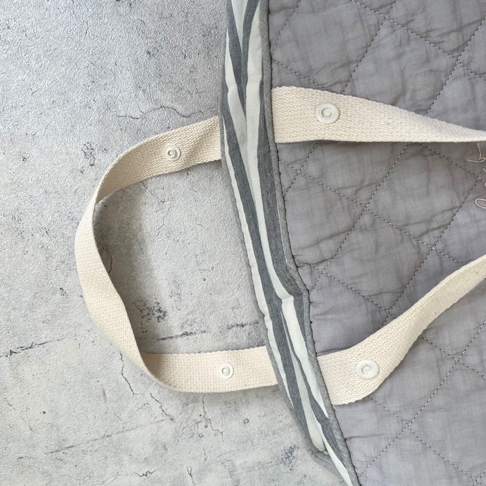 Round rugmat Square Ivory