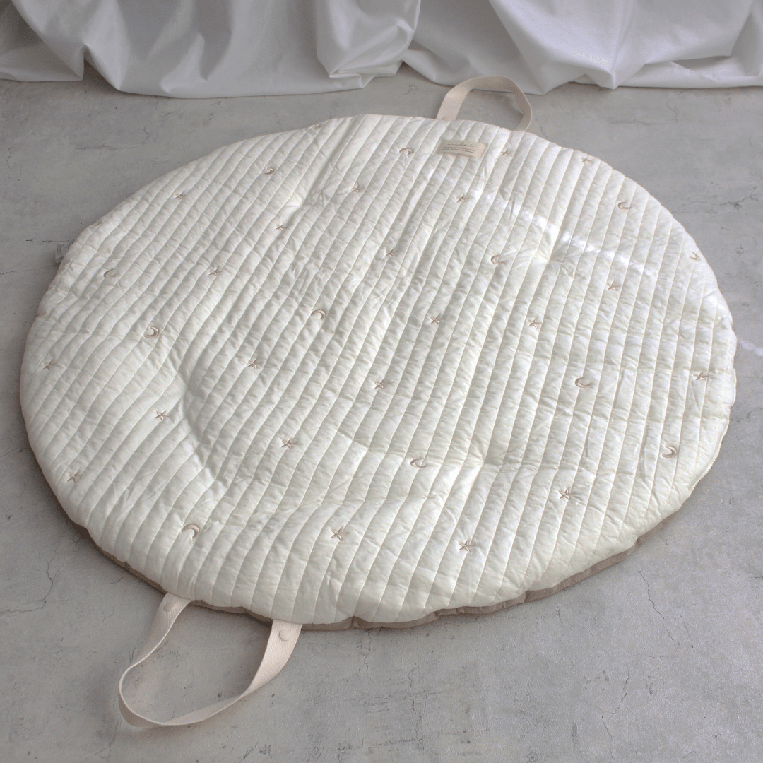 mela-B Roundmat Essential Ivory Star&Moon